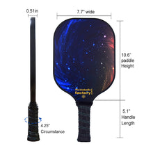 Charger l'image dans la galerie, Pickleball Paddle | Pickleball Tournaments | Best Graphite Pickleball Paddle | SX0067 BLUE STARRY SKY Pickleball Set for Pickleball Facebook