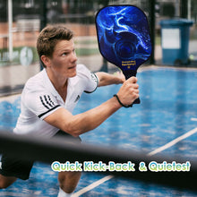 Charger l'image dans la galerie, Pickleball Set | Pickleball Tournaments | Large Grip Pickleball Paddle | SX0069 BLUE FLAME Pickleball Set for Pickleball Twitter