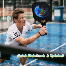 Load image into Gallery viewer, Pickleball Paddles | Pickleball Paddles Amazon | Levelup Pickleball | SX0071 BLUE EARTH Pickleball Paddles Custom
