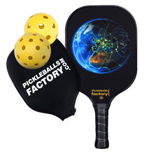 Load image into Gallery viewer, Pickleball Paddles | Pickleball Paddles Amazon | Levelup Pickleball | SX0071 BLUE EARTH Pickleball Paddles Custom