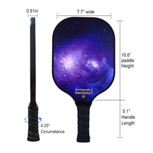 Cargar imagen en el visor de la galería, Pickleball Set | Pickleball Paddles Amazon | Pickle Sport Buy Pickleball Equipment | SX0072 PURPLE WORLD Pickleball Paddle Custom
