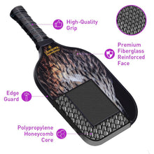 Charger l'image dans la galerie, Pickleball Set | Pickleball Rackets | Best Carbon Fiber Pickleball Paddle | SX0075 BIG EYE HAWK Pickleball Set for Professional Pickleballer