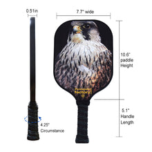 Load image into Gallery viewer, Pickleball Set | Pickleball Paddles | Pickleball Near Me Now | SX0075 BIG EYE HAWK Pickleball Paddle Athletic