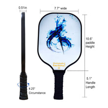 Charger l'image dans la galerie, Pickleball Paddle | Best Pickleball Paddles | Best Control Pickleball Paddle | SX0079 BLUE MUSIC NOTE Pickleball Set for Pickleball Rules