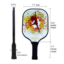 Load image into Gallery viewer, Pickleball Paddles | Pickleball Tournaments | Best Indoor Pickleball Demo Paddles | SX0080 DREAM DANCING Pickleball Paddle Supply