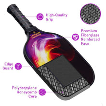 Carica l'immagine nel visualizzatore di Gallery, Pickleball Paddles | Pickleball Equipment | Best Type of Pickle Racket | SX0082 PINK RED FLAMING Pickleball Paddle for Reseller