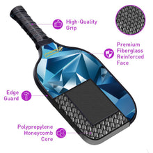 Carica l'immagine nel visualizzatore di Gallery, Pickleball Paddles | Pickleball Set | Pickleball Paddle Set | SX0086 Geometric Greem Pickleball Paddle Pro WONIXEVOKER
