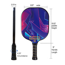 Charger l'image dans la galerie, Pickleball Paddle | Pickleball Racquet | Best Pickleball Paddle For Spin And Control | SX0097 RED FLAMING Pickleball Paddle Pro FELECTRUMA