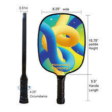Cargar imagen en el visor de la galería, Pickleball Set | Pickleball Racquet | Permanent Pickleball Nets | SX0099 SURPRISING Pickleball Paddle Pro GPRINCERA