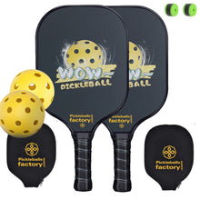 Carica l'immagine nel visualizzatore di Gallery, Pickleball Paddle | Pickleball Tournaments | Pickleball Best Paddles Pickleball Beach | SX0031 WOW PICKLEBALL Pickleball Set for Megastore