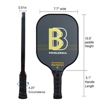 Carica l'immagine nel visualizzatore di Gallery, Pickleball Paddles | Pickleball Set | Pickleball Paddle For Beginners | SX0029 YELLOW B Pickleball Set for Supermarket