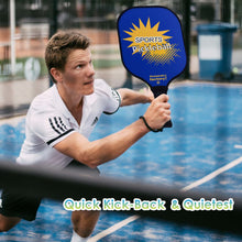 Carica l'immagine nel visualizzatore di Gallery, Pickleball Set | Pickleball Equipment | Fiberglass Pickleball Paddles Pickleball Complex | SX0036 YELLOW FUN Pickleball Set for Television home shopping company