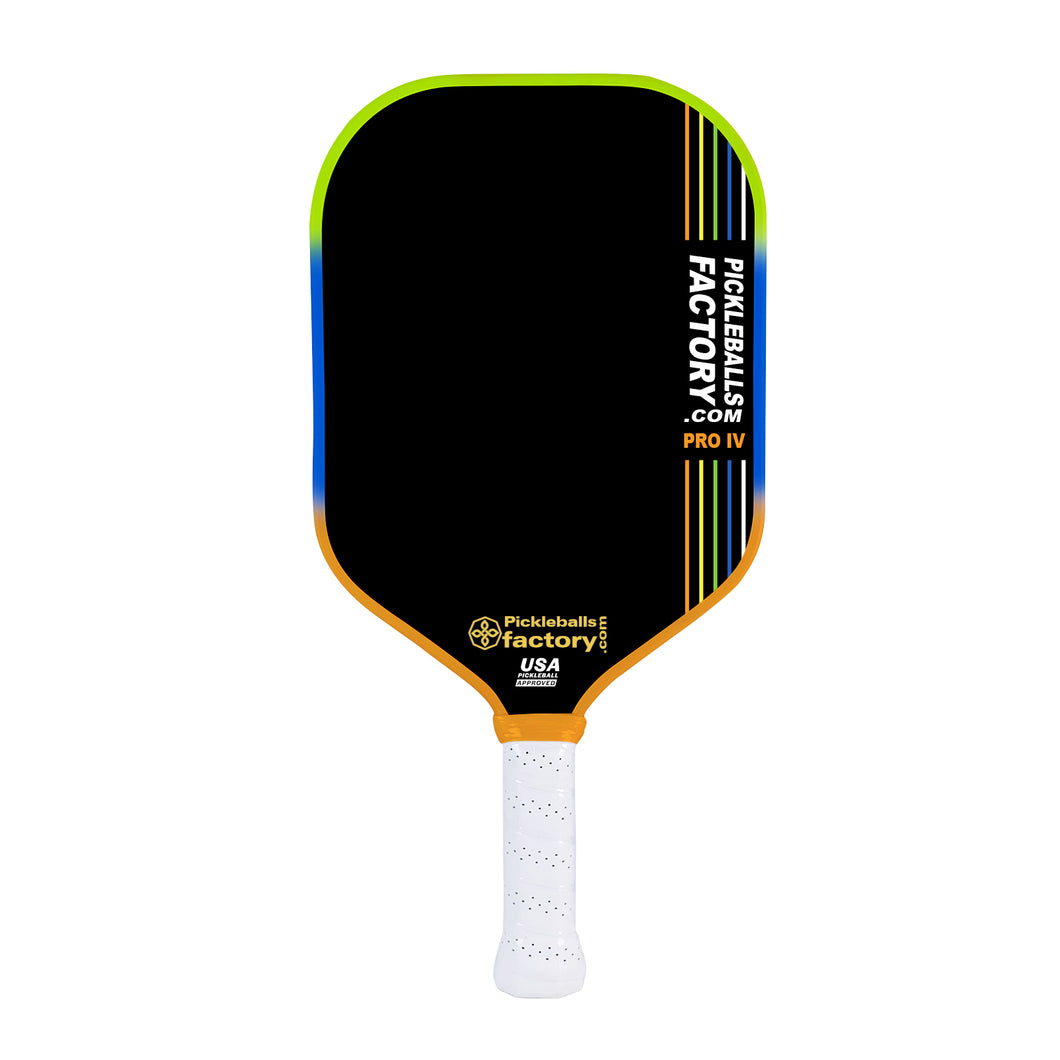 PRO IV Propulsion Core Pickleball Paddle FACTORY-Pro IV  Toray T700 Carbon Fiber GEN 4 16/14mm Pickleball Paddles with Colorful Edge, Great POP, Power And Control