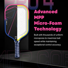 Carica l'immagine nel visualizzatore di Gallery, Pro 4 In-ferno Pickleball Rackets Use MPP Material for T700 Carbon Fiber 16mm Portable Training

