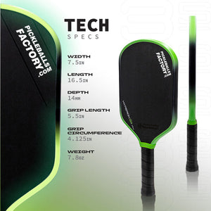 Gen 3 Propulsion Core Pickleball Paddle FACTORY-Thermoformed T700 Thermoformed Integrated Durable PP Honeycomb Core