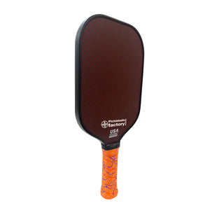 Kevlar Pickleball Paddle FACTORY-Thermoformed T700 kevlar Raw Carbon Fiber Surface (CFS) Edge Sealing Injection Foaming Thermoformed Pickleball Paddle