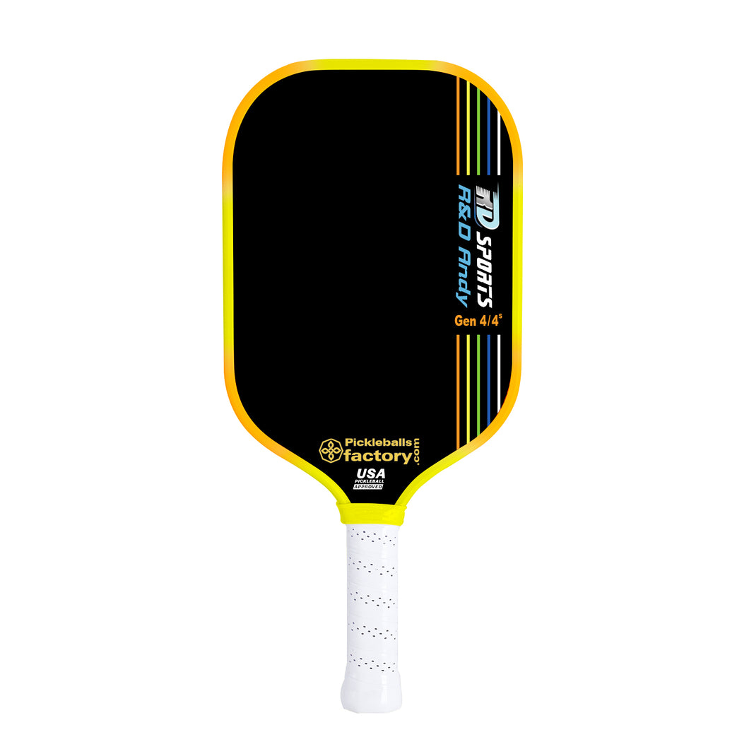 Gen 4/4S Propulsion Core Pickleball Paddle FACTORY-Trufoamx Genesis Gen4/4S 16/14mm High Density Carbon Fiber Pickleball Paddle