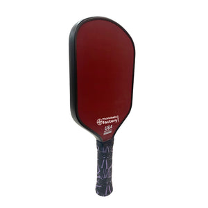 Kevlar Pickleball Paddle FACTORY-Thermoformed T700 Rough Surface Red-Black Carbon Fiber 16mm PP Honeycomb Kevlar Pickleball Paddle