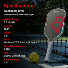 Charger l'image dans la galerie, Gen5 Durable 16mm Pickleball Paddle Pure EPP Foam Core EVA Edge for T700 Carbon Fiber Elongated Power
