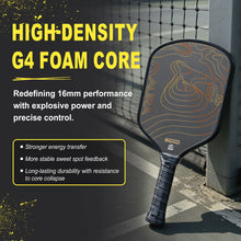 Cargar imagen en el visor de la galería, Blow Molded Frame Pickleball Paddle Carbon Fiber Surface Double Thermoformed EPP Foam Core OEM ODM
