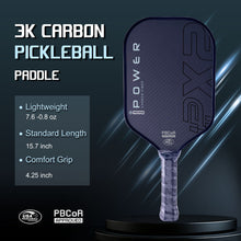 Cargar imagen en el visor de la galería, 3K Carbon Fiber Surface GX2 Pickleball Racket EIS2.0 Carbon Rib Core 5g Weight Cross-Border Bestseller Direct Supply Factory
