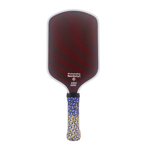 Kevlar Pickleball Paddle FACTORY-Thermoformed T700 Red and Black Kevlar 3K Gen3 Pickleball Paddle