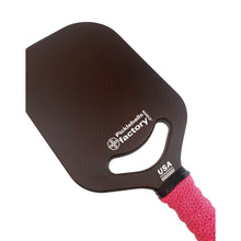 Load image into Gallery viewer, Kevlar Pickleball Paddle FACTORY-Thermoformed T700 edgeless pickleball paddle thermoformed Raw Carbon Fiber Surface Pickleball Paddle
