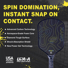 Cargar imagen en el visor de la galería, Blow Molded Carbon Fiber Frame Double Thermoformed Dual Foam Core EPP Floating Foam Core Pickleball Paddle
