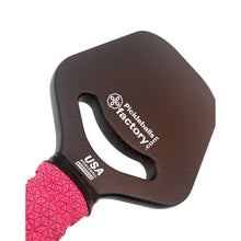 Load image into Gallery viewer, Kevlar Pickleball Paddle FACTORY-Thermoformed T700 edgeless pickleball paddle thermoformed Raw Carbon Fiber Surface Pickleball Paddle
