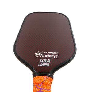 Kevlar Pickleball Paddle FACTORY-Thermoformed T700 kevlar Raw Carbon Fiber Surface (CFS) Edge Sealing Injection Foaming Thermoformed Pickleball Paddle