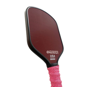 Kevlar Pickleball Paddle FACTORY-Thermoformed T700 OEM/ODM PP Honeycomb Ruby 16mm Foam Injected Unibody Training Racket