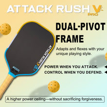 Load image into Gallery viewer, New Pro V GEN 5 Kinetic Framework Pickleball Paddle USAPA UPA-A Approved 14mm 16mm Carbon Fiber Professional Racket
