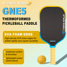 Load image into Gallery viewer, Pro V Series Raw Carbon Fiber Textured Surface Enhanced Frame PP Core 16mm GEN 5 Pickleball Paddle
