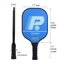 Load image into Gallery viewer, Pickleball Paddles | Pickleball Paddle | Pickleball Sport Pickleball Buy | SX0038 BLUE P Pickleball Paddles Vendor for Lazada
