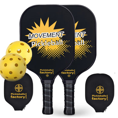 Pickleball Paddles | Pickleball Rackets | Pickleball Paddle For Intermediate Player | SX0037 MOVEMENT Pickleball Set for video retailer 