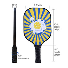 Load image into Gallery viewer, Pickleball Paddles | Pickleball Racquet | Best Brand Pickleball Paddle | SX0005 Blue Boom Pickleball Set for Independent distributor
