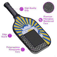 Load image into Gallery viewer, Pickleball Paddle | Pickleball Set | Comfort Pickleball Grip Pickle Paddle | SX0005 Blue Boom Pickleball Paddles Factory
