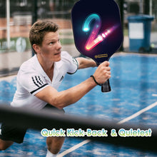 Load image into Gallery viewer, Pro Pickleball Paddle , PB00018 Tow Pickleballs For Sale - Best Pickleball Paddle For Spin Pickleball Professional Players
