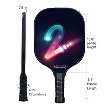 Load image into Gallery viewer, Pro Pickleball Paddle , PB00021 Tow Pickleballs For Sale - Best Pickleball Paddle For Spin Pickleball Professional Players
