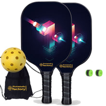 Load image into Gallery viewer, Pickleball Starter Set, PB00018 One  Pickleball Paddles For Sale , Pickleball Set For Driveway
