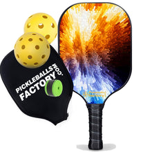 Carica l&#39;immagine nel visualizzatore di Gallery, Pickleball Paddles , PB00023 Cubes Playing Pickleball On Tennis Court - Best Budget Pickleball Paddle
