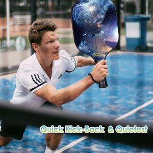 Best Pickleball Paddle , PB00026 The Milky Way Most Expensive Pickleball Paddle - Best Indoor Pickleball Balls