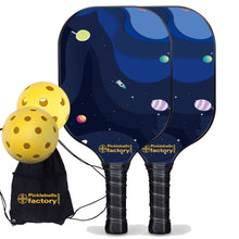 Load image into Gallery viewer, Pickleball Set Near Me, PB00050 Starry Night Pro Pickleball Paddle , Best Beginner Pickleball Paddles Sets
