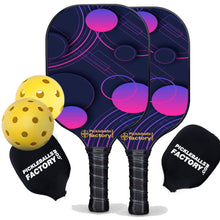 Load image into Gallery viewer, Pickleball Paddle Set, PB0008 Wave Point Pickleball Equipment , Driveway Pickleball Set
