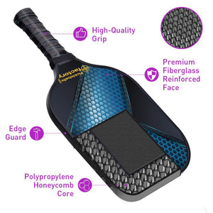 Usapa Pickleball Paddles , PB0009 Hexagon Grids Best Pickleball Paddles 2021 For Beginners Pickle Tennis - Pickleball Glove