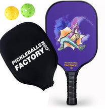 Load image into Gallery viewer, Pickleball Set | Pickleball Tournaments | Best Paddles For Pickleball | SX0009 Purple Luck Pickleball Paddles Manufacturer
