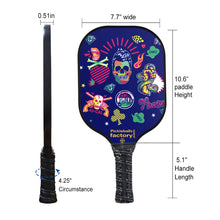 Load image into Gallery viewer, Pickleball Paddles | Pickleball Equipment | Best Rated Pickleball Paddles | SX0011 Skull Pickleball Paddle Wholesale
