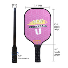 Load image into Gallery viewer, Pickleball Paddle | Playing Pickleball | Composite Pickleball Paddles | SX0025 New Pickle U Pickleball Paddles Retail
