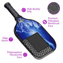 Load image into Gallery viewer, Pickleball Paddle | Playing Pickleball | Top Rated Pickleball Paddles 2021 | SX0049 BLUE HAWK Pickleball Set for training 
