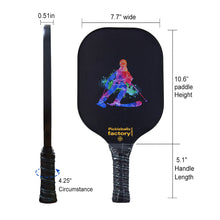 Load image into Gallery viewer, Pickleball Paddles | Pickleball Near Me | Pickleball Paddles For Advanced Players | SX0059 DAZZLING SKATE Pickleball Paddle
